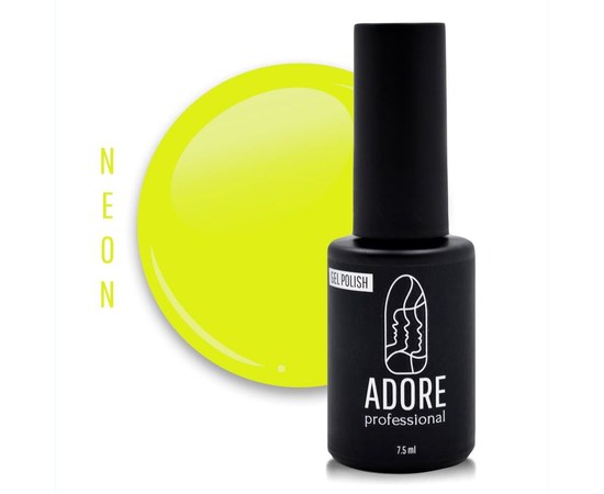 Изображение  Gel polish neon ADORE prof. 7.5 ml N-07 - ginger, Volume (ml, g): 45053, Color No.: N-07 ginger