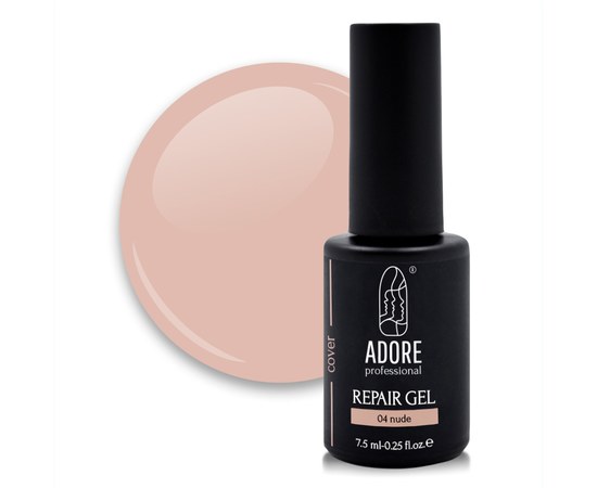 Изображение  Camouflage gel for strengthening nails ADORE prof. 7.5 ml №04 - nude, Volume (ml, g): 45053, Color No.: 4