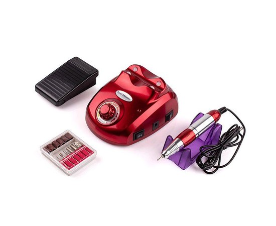 Изображение  Milling cutter for manicure Drill pro ZS 603 65 W 35 000 rpm, Red, Router color: Red, Color: Red