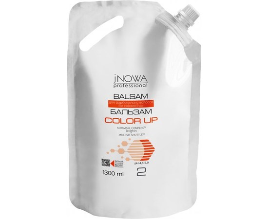 Изображение  Balm for colored hair, with dispenser jNOWA Professional Color Up Hair Balm 1300 ml
