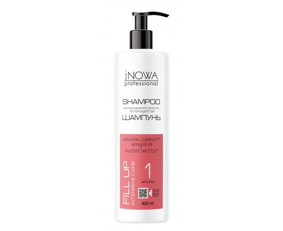Изображение  jNOWA Fill Up Intensely Revitalizing Shampoo 400 ml