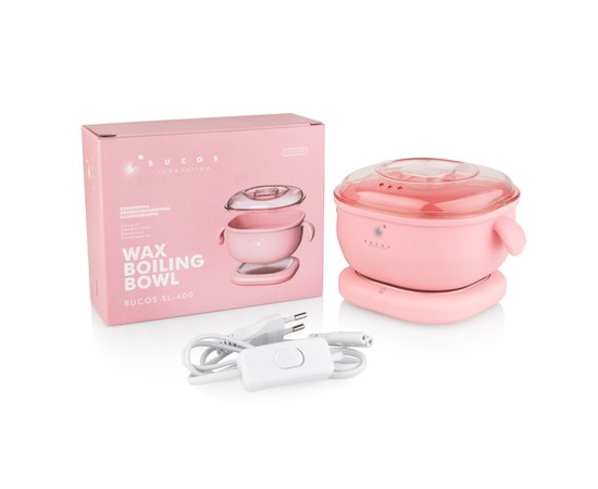 Изображение  Voskoplav BUCOS SL-400 PINK SILICONE EDITION for wax in granules and tablets 100W and 400 ml