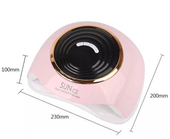 Изображение 2 Лампа для ногтей и шеллака SUN С2 UV+LED, Розовая
