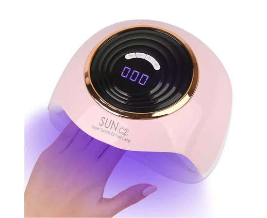 Изображение 3 Лампа для ногтей и шеллака SUN С2 UV+LED, Розовая