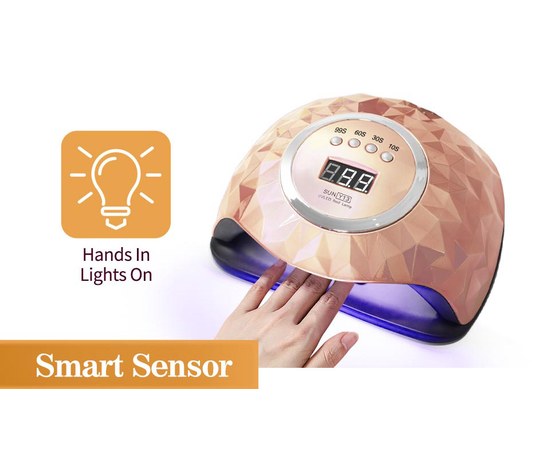 Изображение 5 Lamp for nails and shellac SUN Y13 UV+LED 248 W, Gold