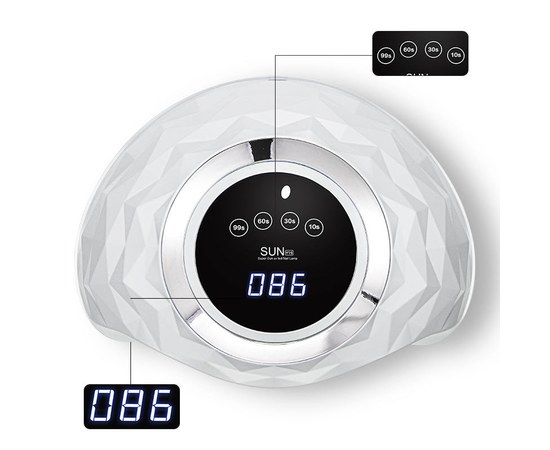 Зображення 2 Лампа для нігтів та шелаку SUN Y19 UV+LED 248 Вт, Біла