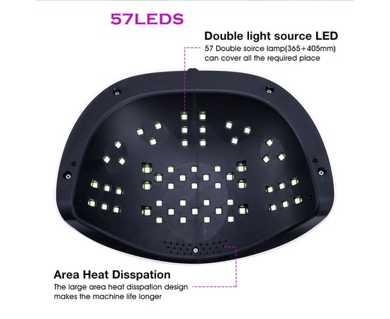 Изображение 7 Лампа для ногтей и шеллака SUN X8 Max UV+LED 150 Вт