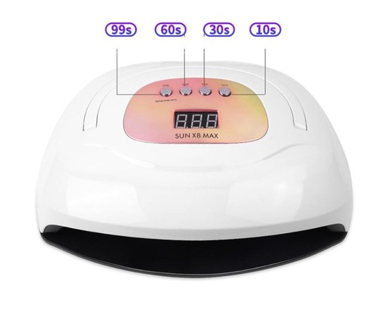 Изображение 3 Лампа для ногтей и шеллака SUN X8 Max UV+LED 150 Вт