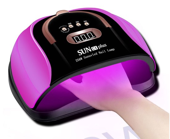 Изображение 7 Lamp for nails and shellac SUN С4 Plus UV+LED 256 W, Purple