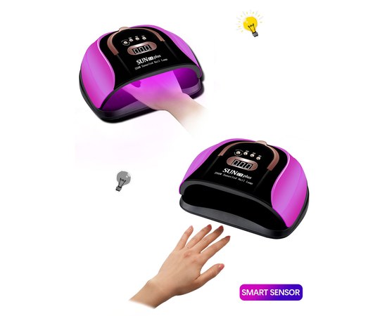 Изображение 4 Lamp for nails and shellac SUN С4 Plus UV+LED 256 W, Purple