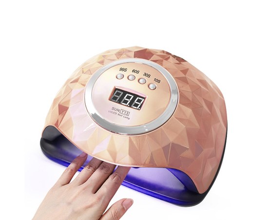 Изображение 2 Lamp for nails and shellac SUN Y13 UV+LED 248 W, Gold
