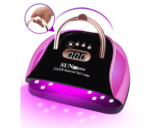 Изображение 3 Lamp for nails and shellac SUN С4 Plus UV+LED 256 W, Purple