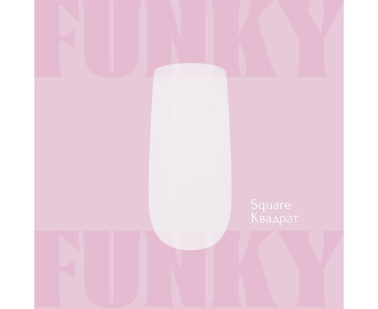 Изображение 2 Гелевые типсы для наращивания ADORE prof. Funky Gel Nail Tips 240шт - square