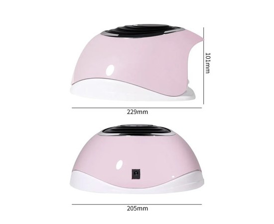 Изображение 4 Лампа для ногтей и шеллака SUN С2 UV+LED, Розовая