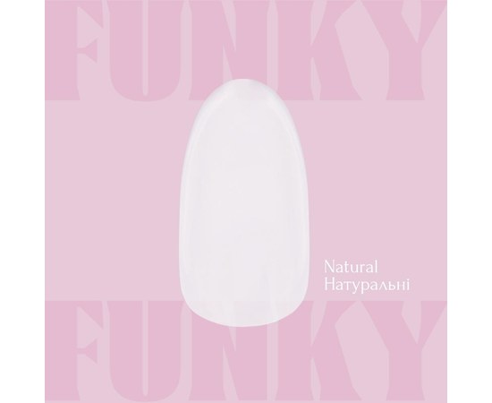 Изображение 2 Gel extension tips ADORE prof. Funky Gel Nail Tips 240pcs - natural