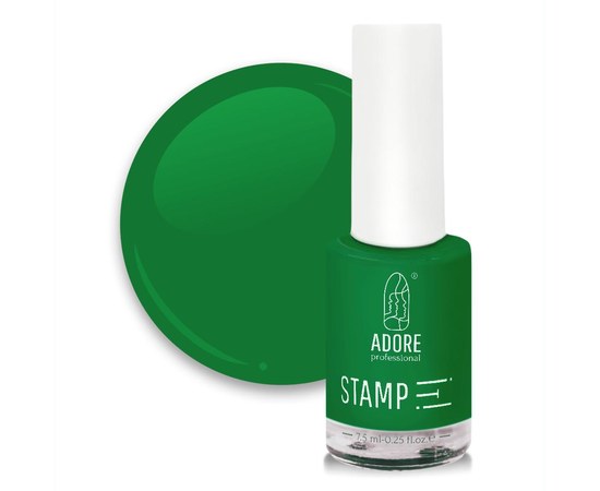Изображение  Lacquer for stamping ADORE prof. №07 7.5 ml - greens, Color No.: 7