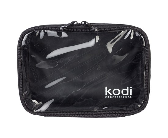 Изображение  Cosmetic bag Kodi 01M with transparent top, black