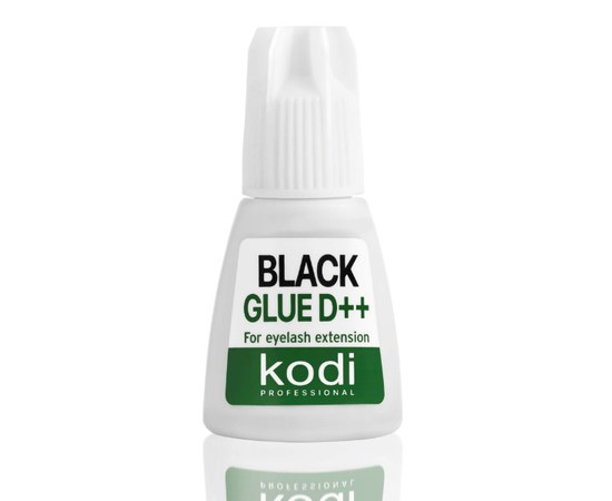Зображення  Клей для вій чорний Kodi black glue D++, 10г