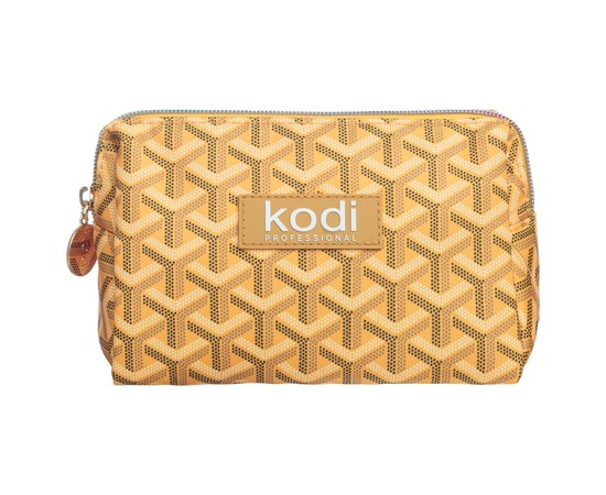 Изображение  Cosmetic bag Kodi "DELTA", yellow with print, S
