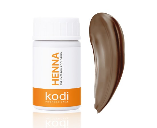 Зображення  Хна Kodi для фарбування брів Special Brown (Натурально-коричнева), 5г