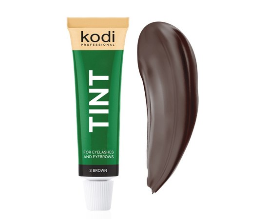 Изображение  Краска для бровей и ресниц коричневая Kodi Tint 15 мл