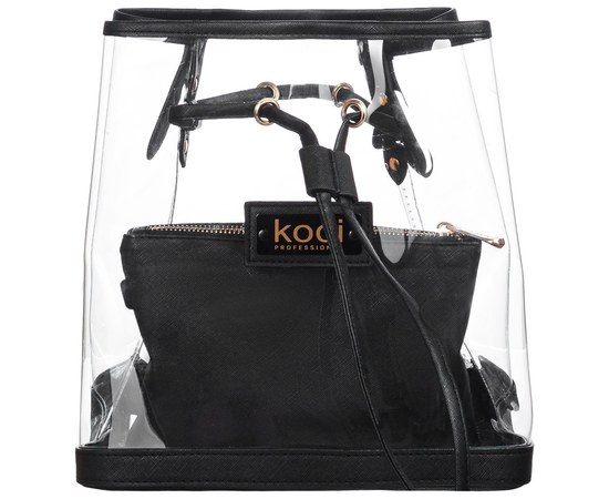 Изображение  Shoulder bag transparent with cosmetic bag inside Kodi 20102357