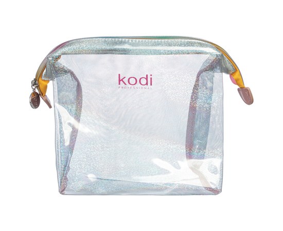 Изображение  Cosmetic bag transparent with shimmer Kodi 20102432