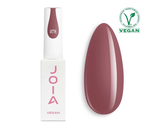 Изображение  Gel polish for nails JOIA vegan 6 ml, № 078, Volume (ml, g): 6, Color No.: 78
