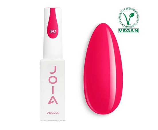 Изображение  Gel polish for nails JOIA vegan 6 ml, № 092, Volume (ml, g): 6, Color No.: 92