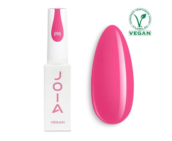 Изображение  Gel polish for nails JOIA vegan 6 ml, № 098, Volume (ml, g): 6, Color No.: 98