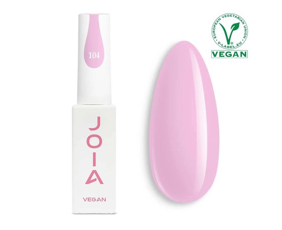 Изображение  Gel polish for nails JOIA vegan 6 ml, № 104, Volume (ml, g): 6, Color No.: 104