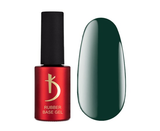 Изображение  Color base coat for nails KodiColor base gel, Forest Green, 7 ml, Volume (ml, g): 7, Color No.: Forest Green