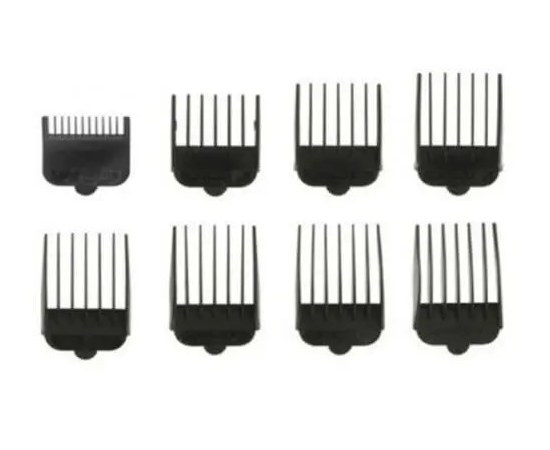 Изображение 2 Набор насадок Wahl 03170-517 для парикмахерских машинок Taper, Magic, Icon с подставкой, 8 шт.