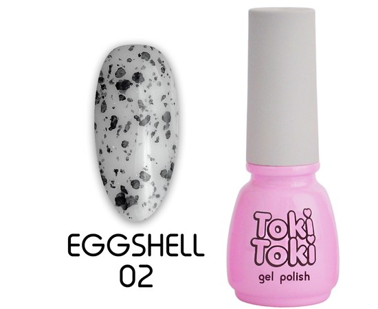 Зображення  Гель-лак Toki-Toki EggShell 5 мл EG02, Об'єм (мл, г): 5, Цвет №: EG02