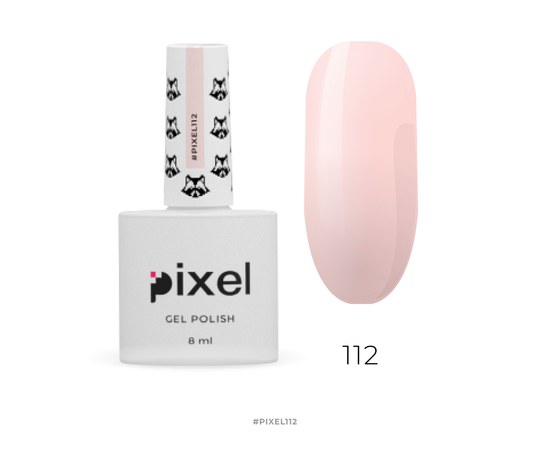 Изображение  Gel Polish Pixel No. 112 (milk lilac), 8 ml, Volume (ml, g): 8, Color No.: 112