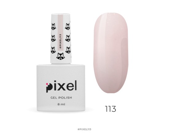 Изображение  Gel Polish Pixel No. 113 (cherry flowers), 8 ml, Volume (ml, g): 8, Color No.: 113