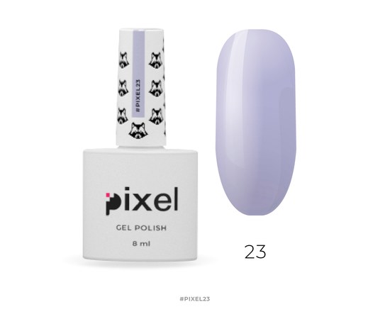 Зображення  Гель-лак Pixel №023 (холодний фіолетовий), 8 мл
, Об'єм (мл, г): 8, Цвет №: 023