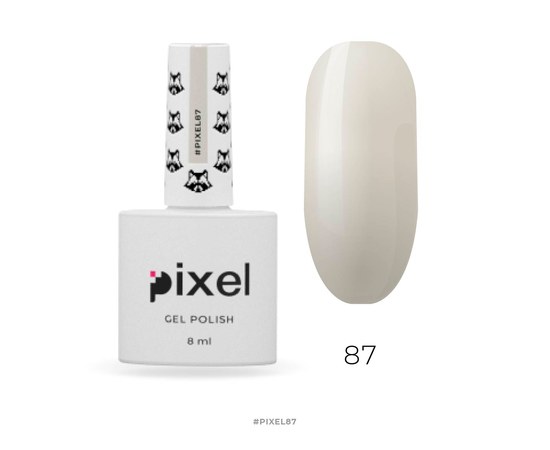 Зображення  Гель-лак Pixel №087 (пряжене молоко), 8 мл
, Об'єм (мл, г): 8, Цвет №: 087