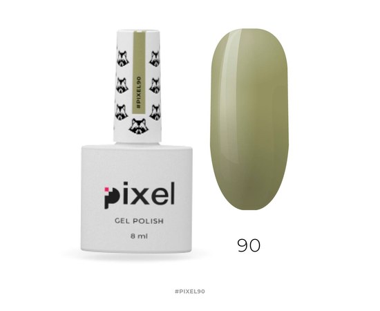 Изображение  Гель-лак Pixel №090 (оливковый), 8 мл, Объем (мл, г): 8, Цвет №: 090