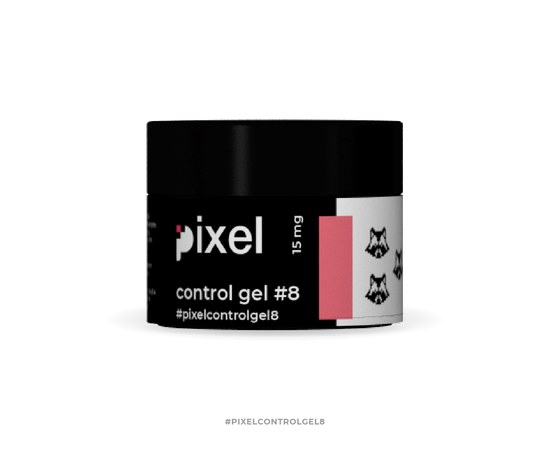 Изображение  Gel for building Pixel Control Gel No. 08 (pink-peach), 15 ml