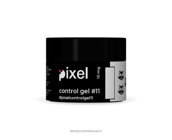 Изображение  Гель для наращивания Pixel Control Gel №011 (белый), 15 мл