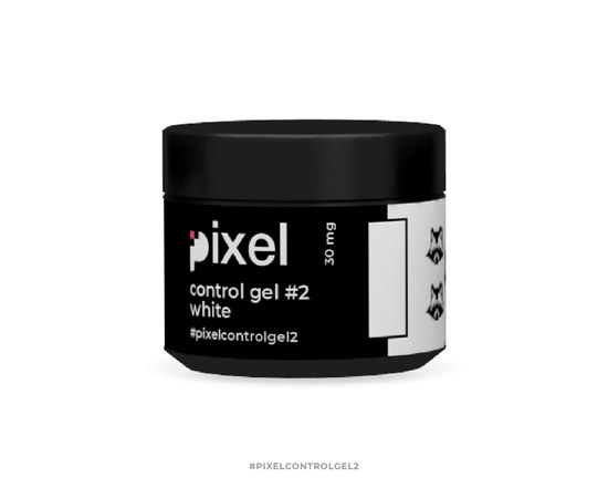 Зображення  Гель для нарощування Pixel Control Gel №02(молочно-білий), 30 мл