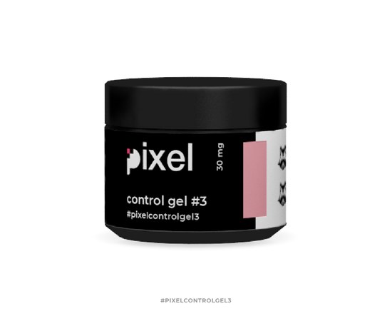 Зображення  Гель для нарощування Pixel Control Gel №03 (ніжно-рожевий), 30 мл