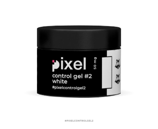 Зображення  Гель для нарощування Pixel Control Gel №02 (молочно-білий), 50 мл