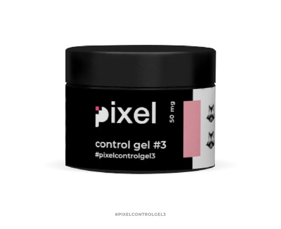 Зображення  Гель для нарощування Pixel Control Gel №03 (ніжно-рожевий), 50 мл