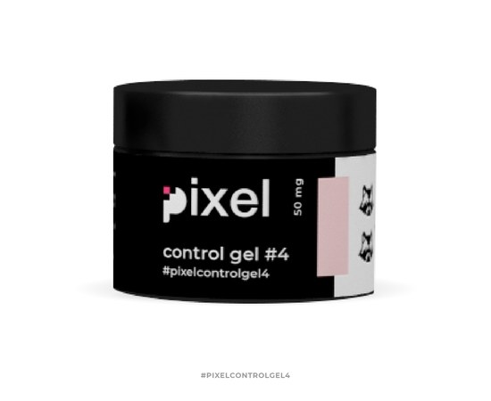 Зображення  Гель для нарощування Pixel Control Gel №04 (ніжно-персиковий), 50 мл