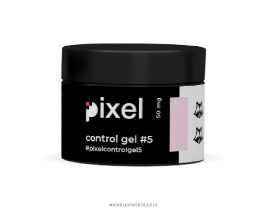 Зображення  Гель для нарощування Pixel Control Gel №05 (світло-рожевий), 50 мл