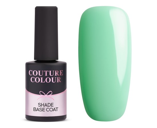 Изображение  База цветная Couture Colour Shade Base 01 нежный салатовый, 9 мл, Объем (мл, г): 9, Цвет №: 01