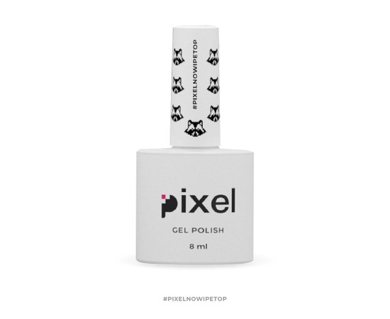 Зображення  Топ Pixel Top No Wipe - закріплювач для гель-лаку без липкого шару, 8 мл, Об'єм (мл, г): 8