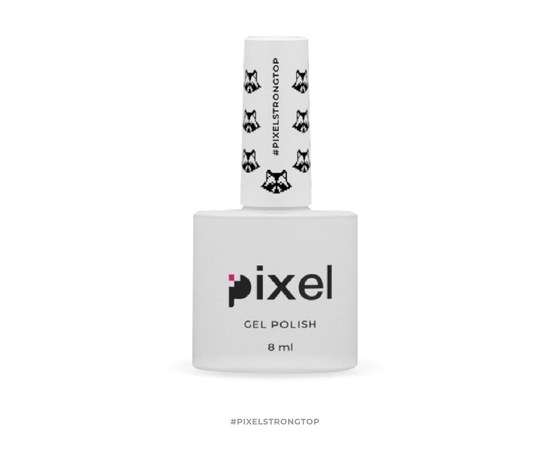 Изображение  Top Pixel Strong No Wipe Top - fixer for gel polish without a sticky layer, 30 ml, Volume (ml, g): 8